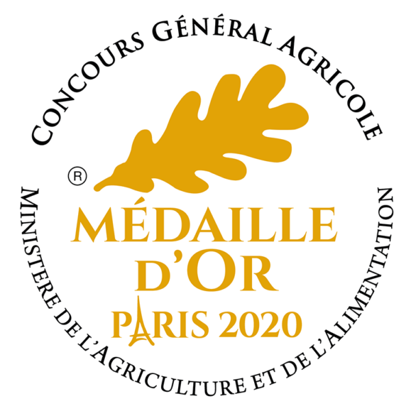 Médaille d'OR Concours Général Agricole PARIS 2020